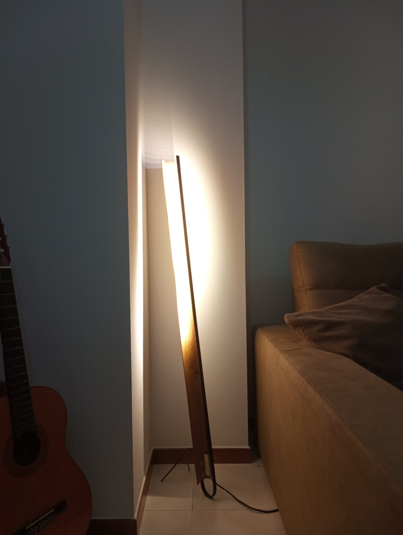 Lámpara encendida